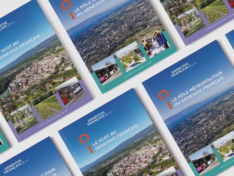Brochures institutionnelles Pôle métropolitain Genevois français