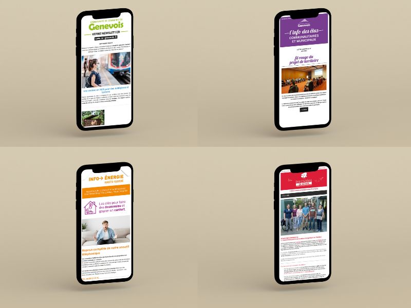 Newsletters collectivités territoriales grand public et élus